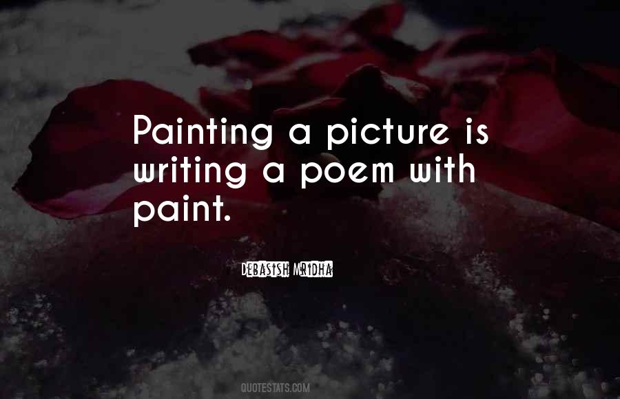 Quotes About Painting A Picture #643041