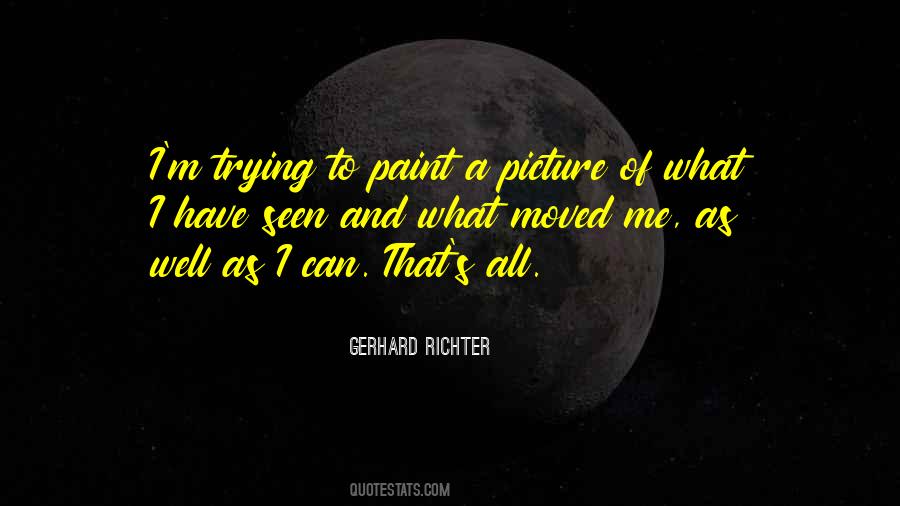 Quotes About Painting A Picture #943662