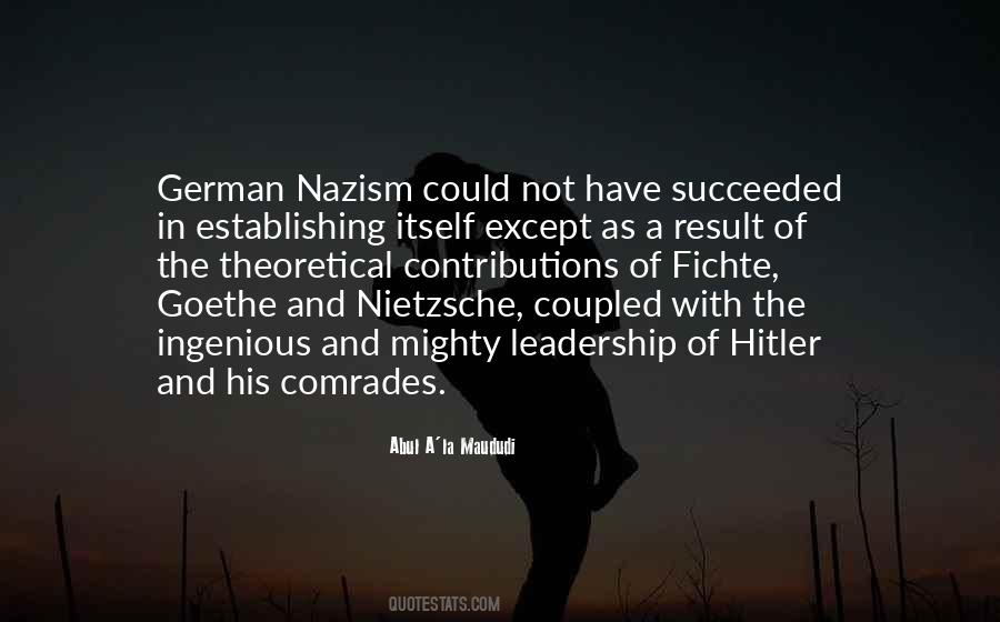 Quotes About Hitler's Leadership #1775231