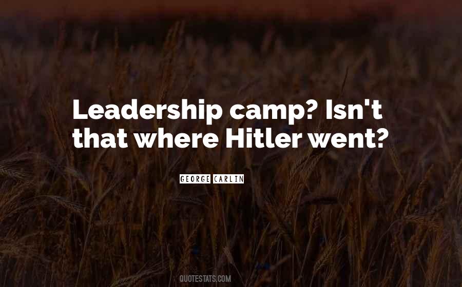 Quotes About Hitler's Leadership #372731