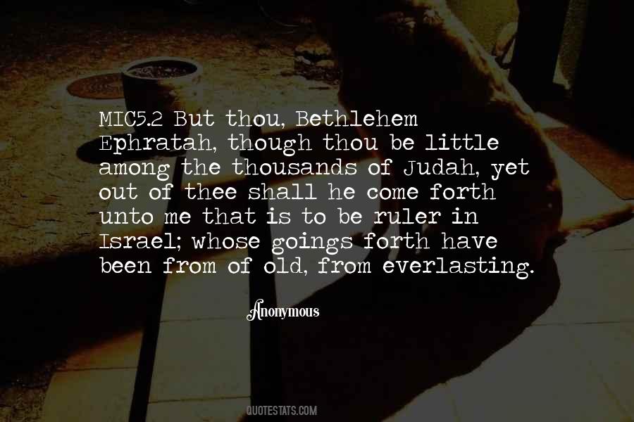Quotes About Bethlehem #1598344