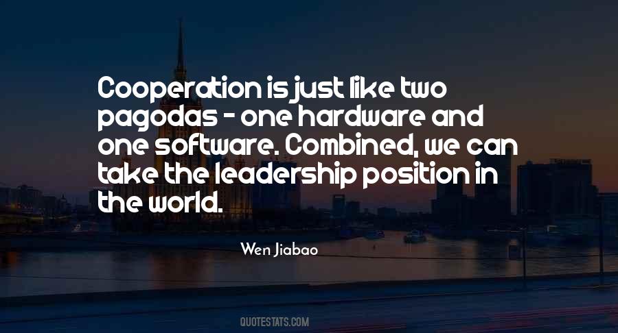 Quotes About Cooperation #1192882