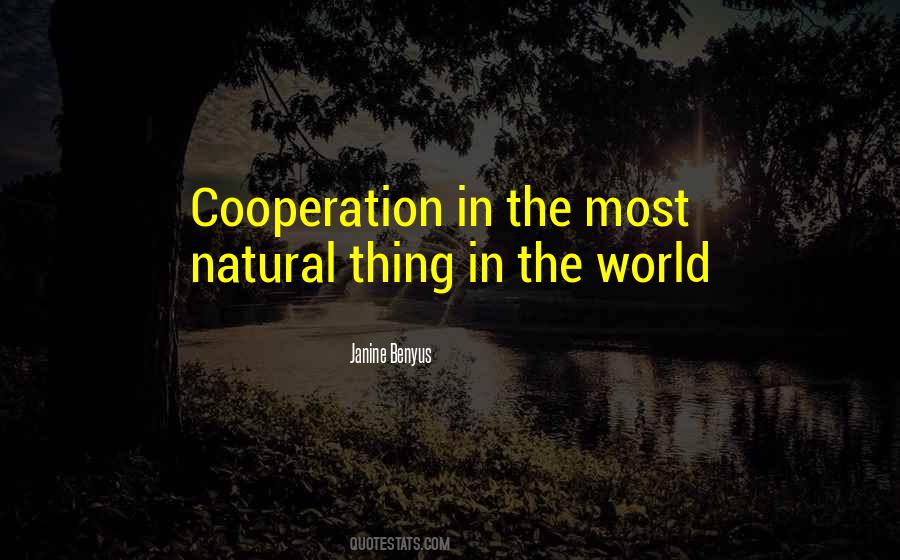 Quotes About Cooperation #945299