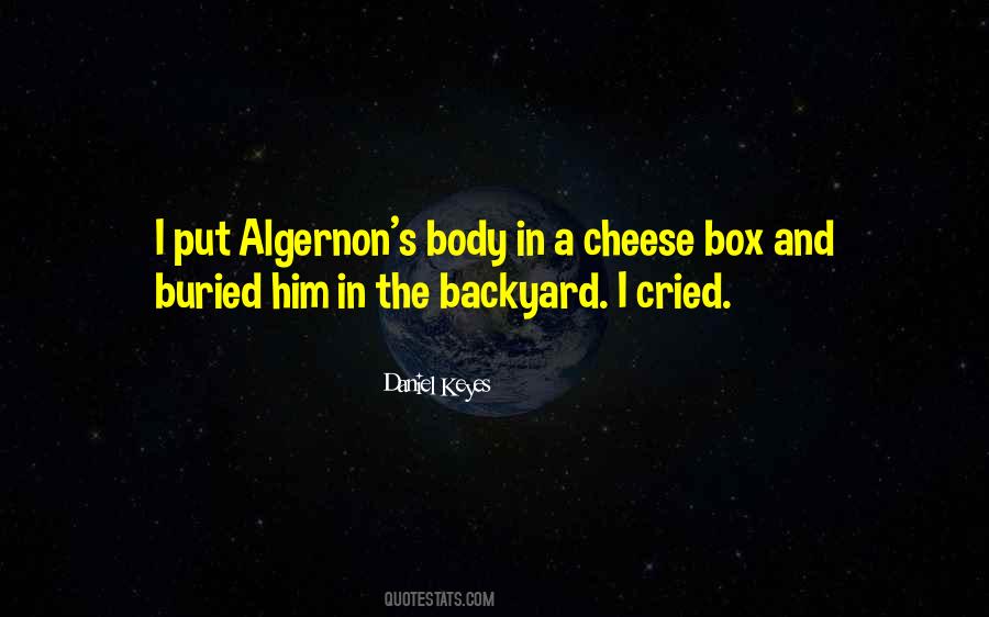 Quotes About Algernon #76622