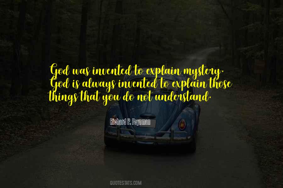 Understand That God Quotes #77718