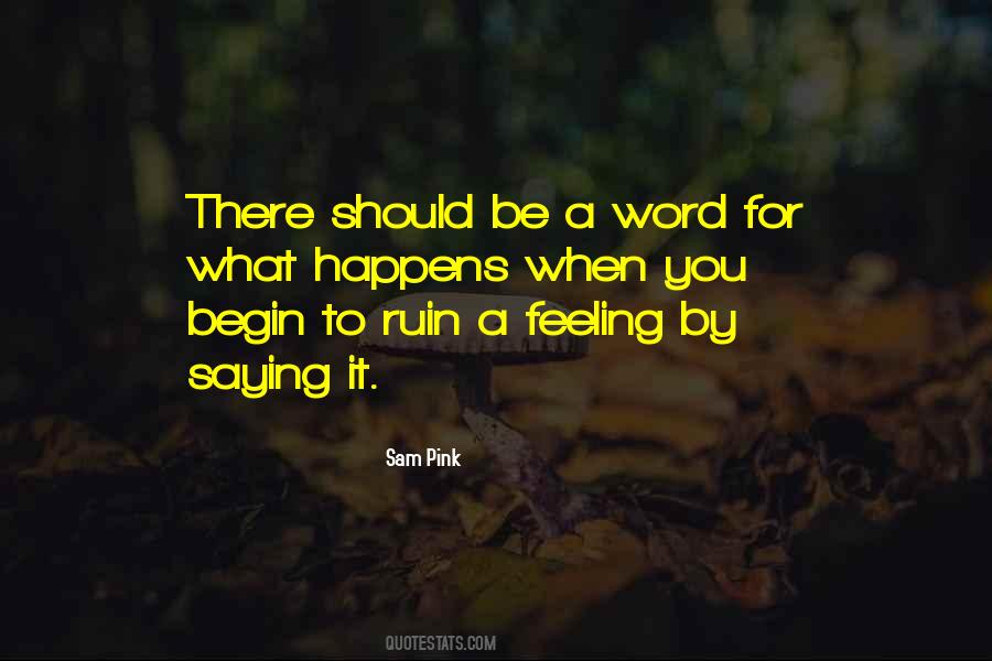 Word Should Quotes #162497