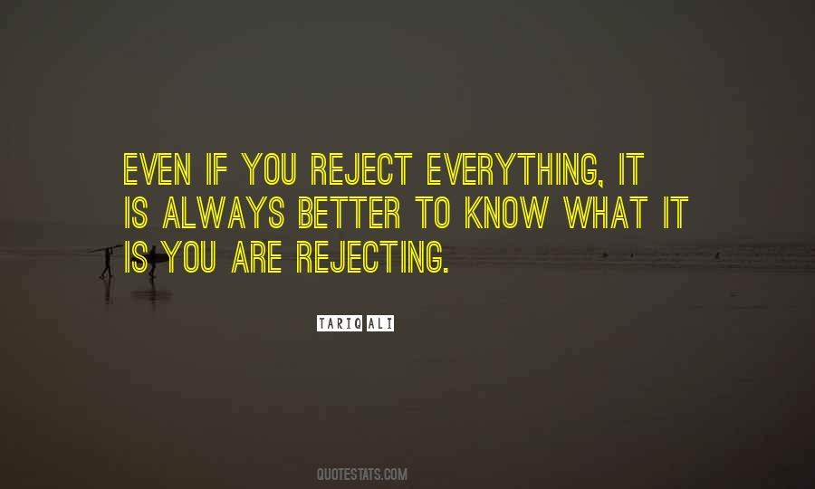 Rejects You Quotes #630979