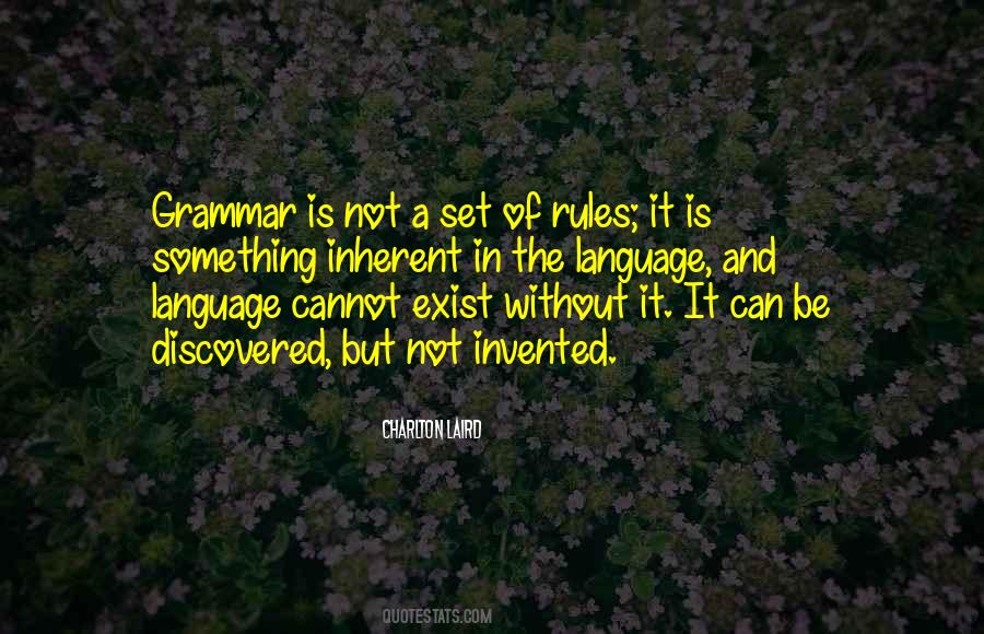 Rules Of Grammar Quotes #1681618