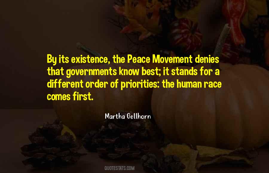 Peace Movement Quotes #884133