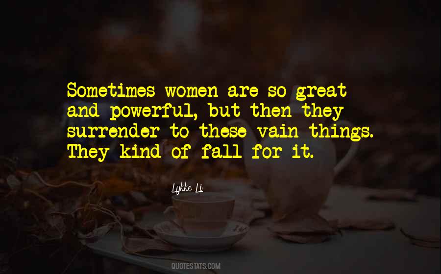 Vain Women Quotes #857935