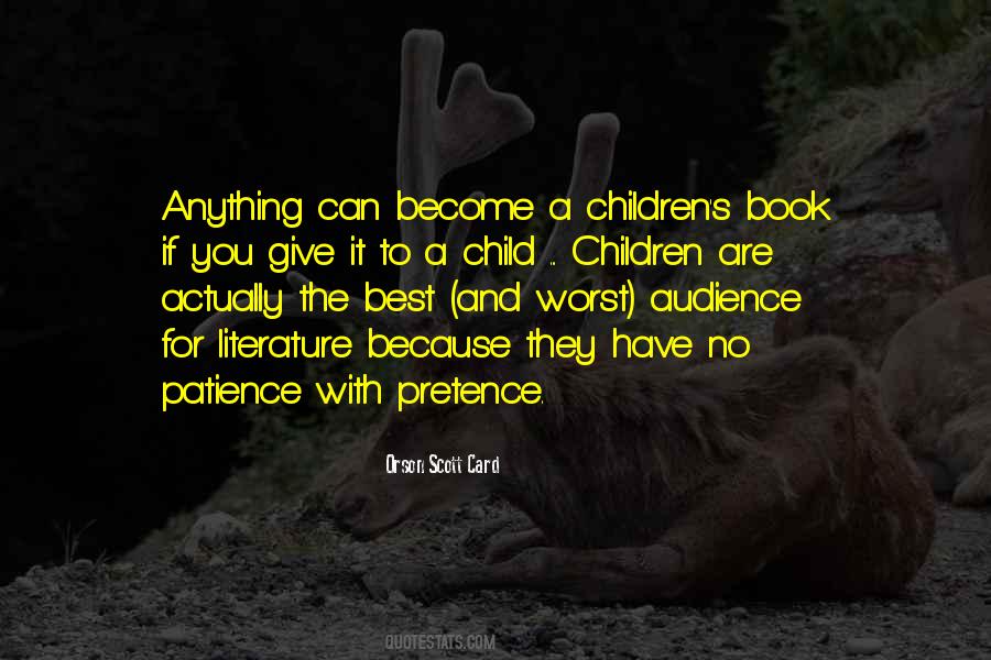 Quotes About Children's Literature #318076