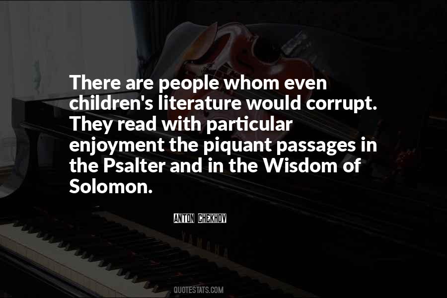 Quotes About Children's Literature #503549