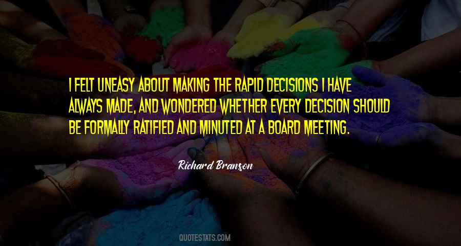 Quotes About Decisions Making #273658