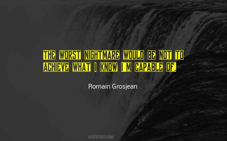 Quotes About Worst Nightmares #275391