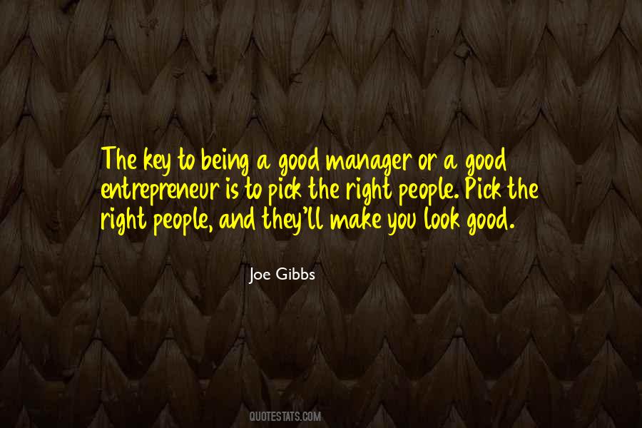 Quotes About Being A Good Manager #411514