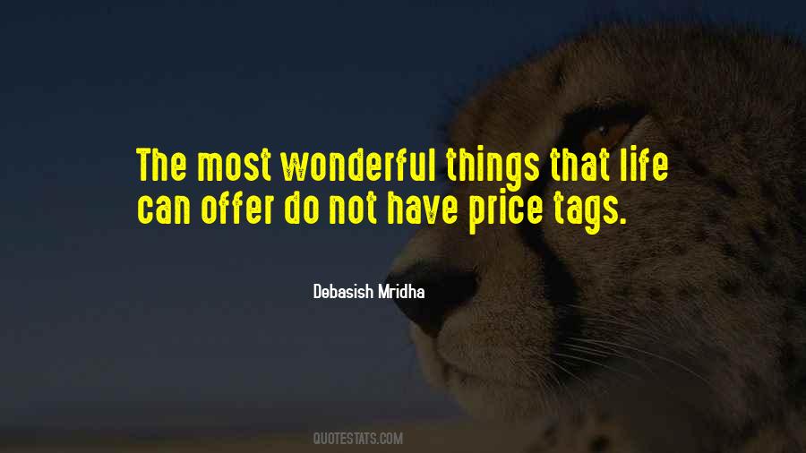 Quotes About Price Tags #302267