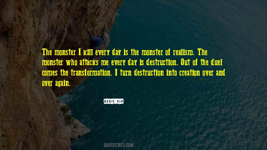 Quotes About Creation And Destruction #104919