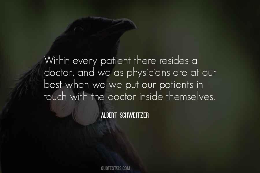 Quotes About Doctors And Patients #115013