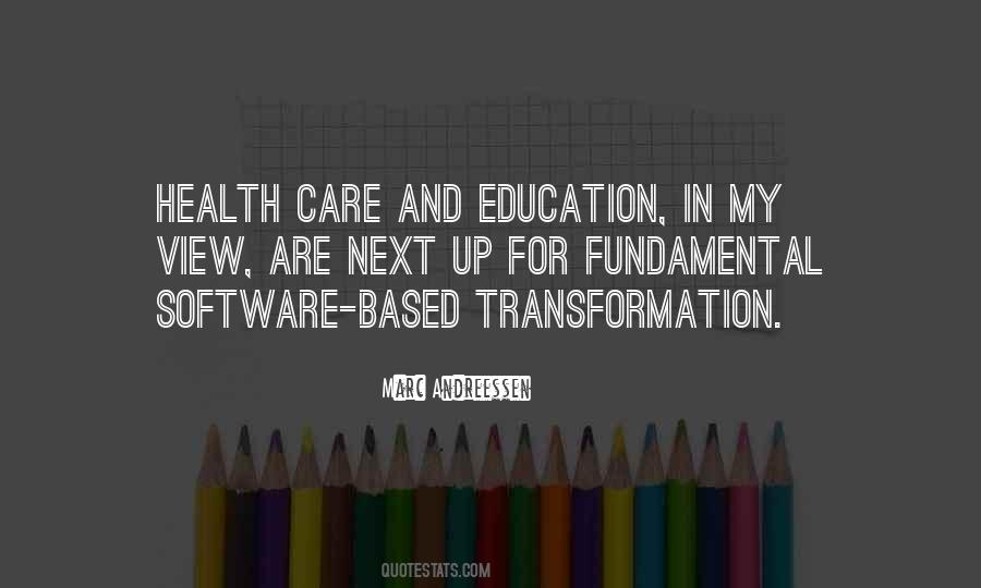 Quotes About Education And Health Care #1017905