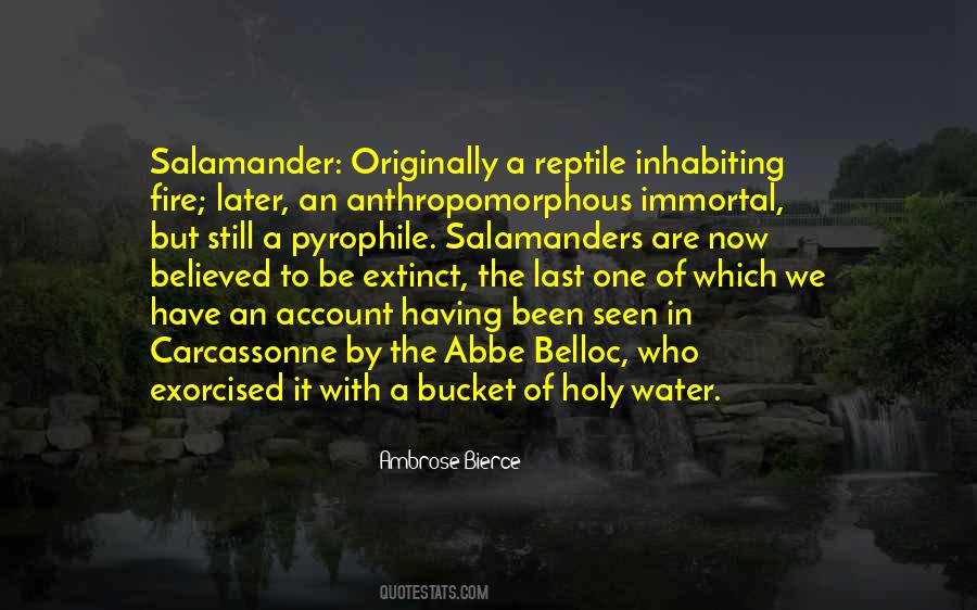 Quotes About Salamanders #1707712