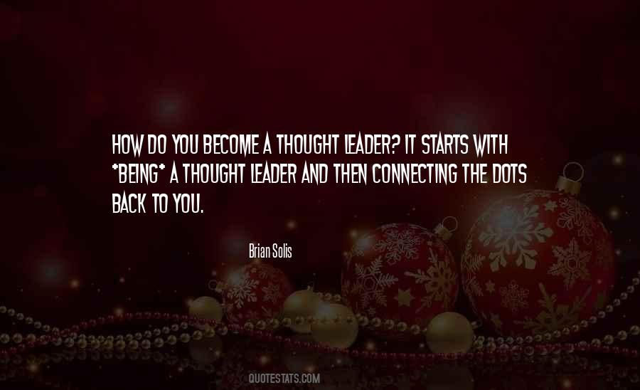 Thought Leader Quotes #1226207