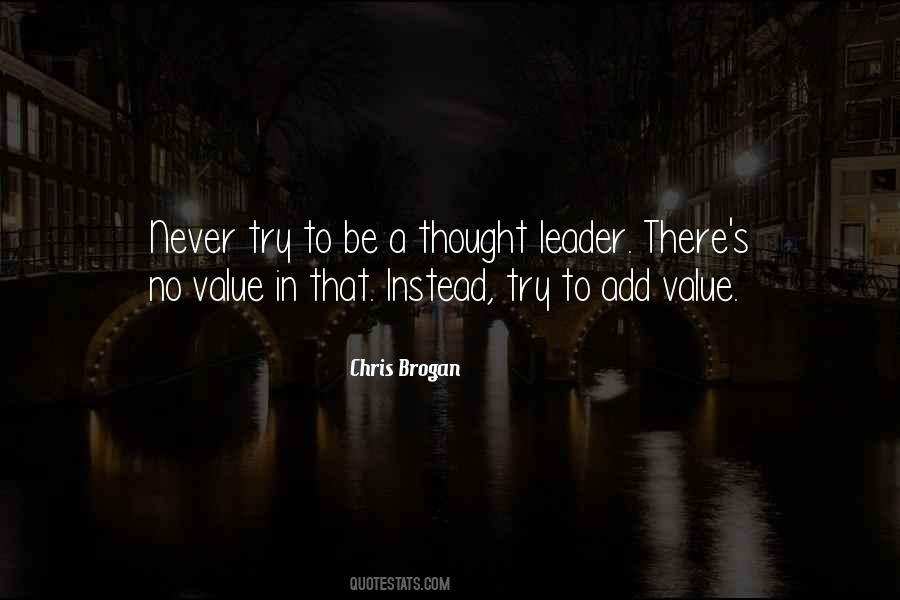 Thought Leader Quotes #1387563