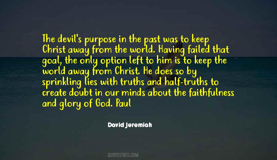 Quotes About The Devil's Lies #1641831