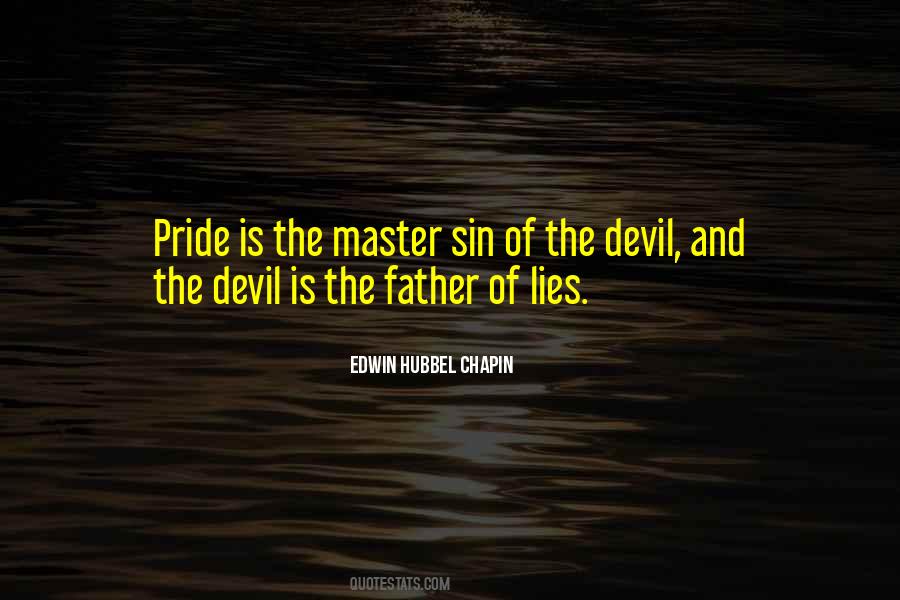 Quotes About The Devil's Lies #37057