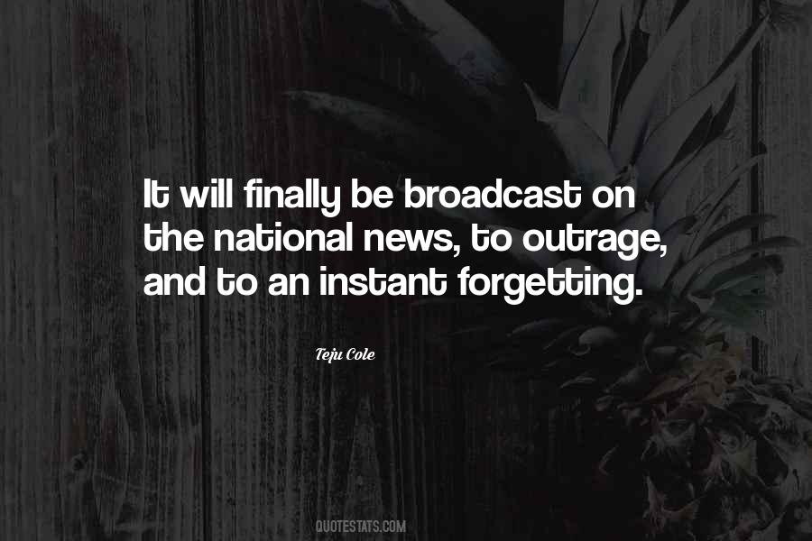 Quotes About Broadcast News #1336693