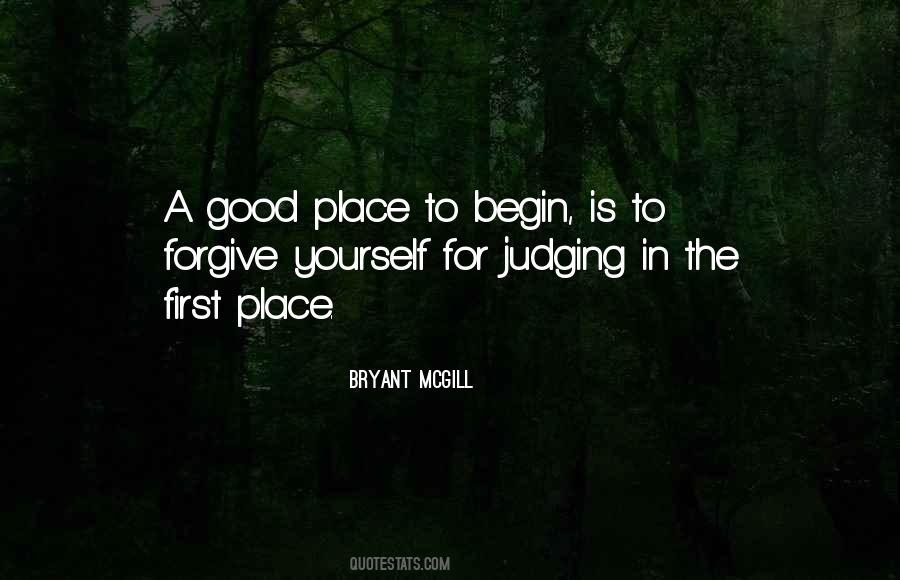 Judging Yourself Quotes #208356