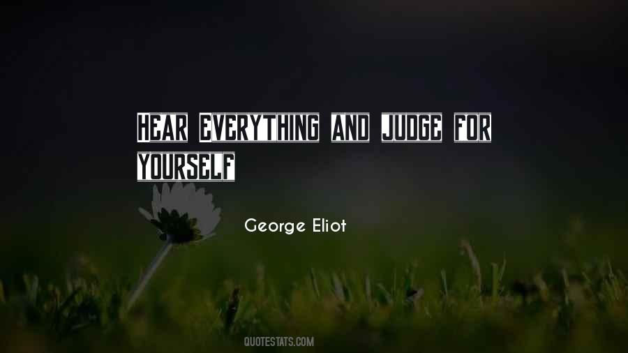 Judging Yourself Quotes #250236