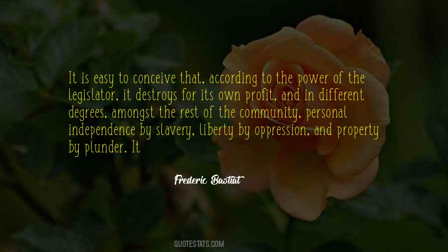 Slavery Power Quotes #1481326