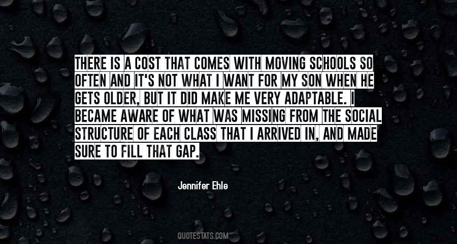 Quotes About Moving Schools #1020041