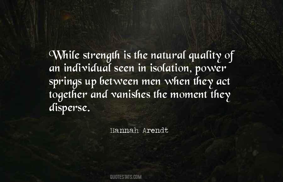 Quotes About Individual Strength #747174