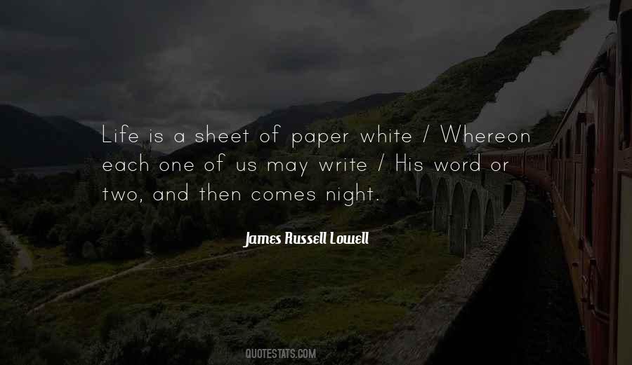 Quotes About White Paper #538807