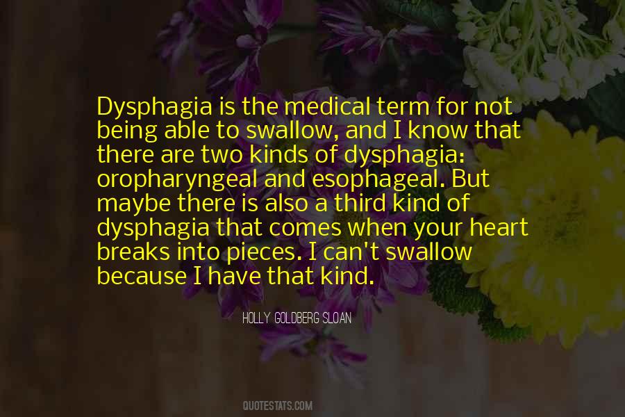 Quotes About Dysphagia #1232379