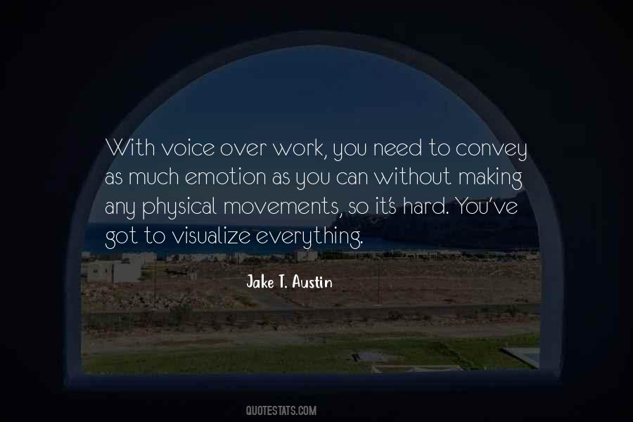 Quotes About Voice Over #1656880