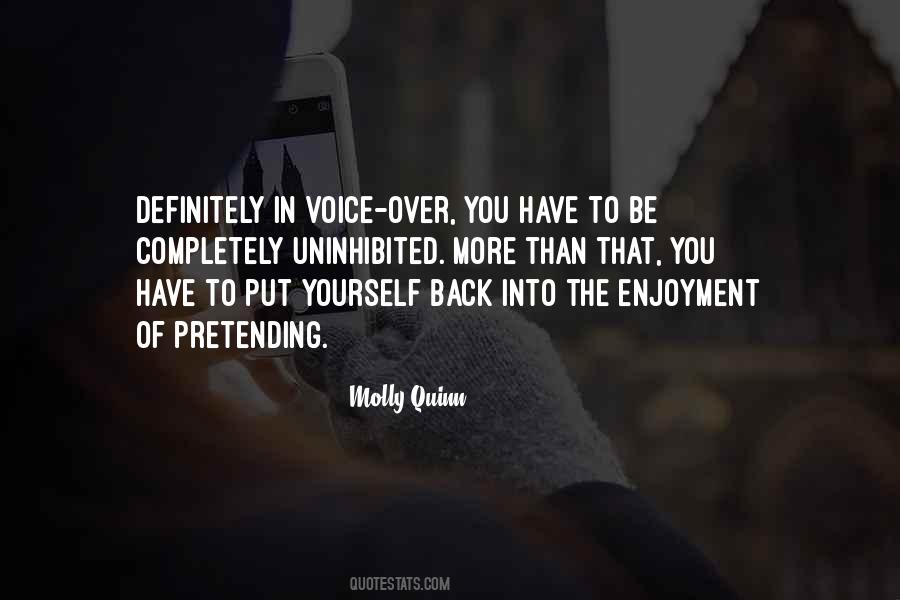 Quotes About Voice Over #468604