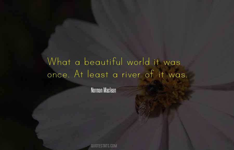 Quotes About A Beautiful World #449613