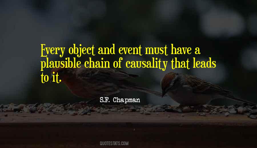 Quotes About Causality #1503478