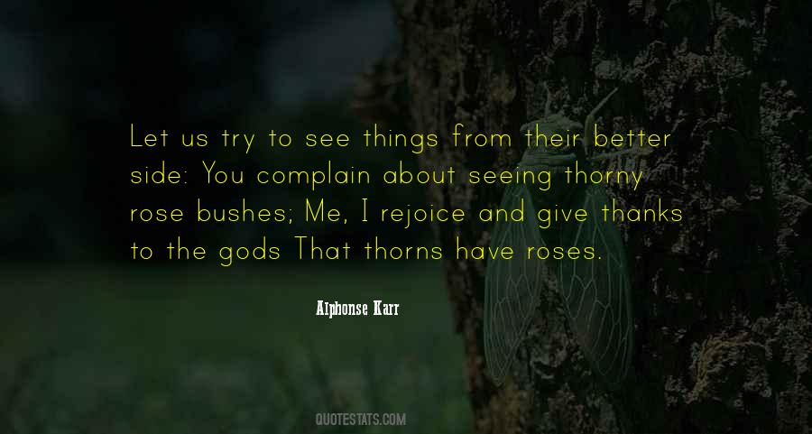 Quotes About Rose Thorns #1136748