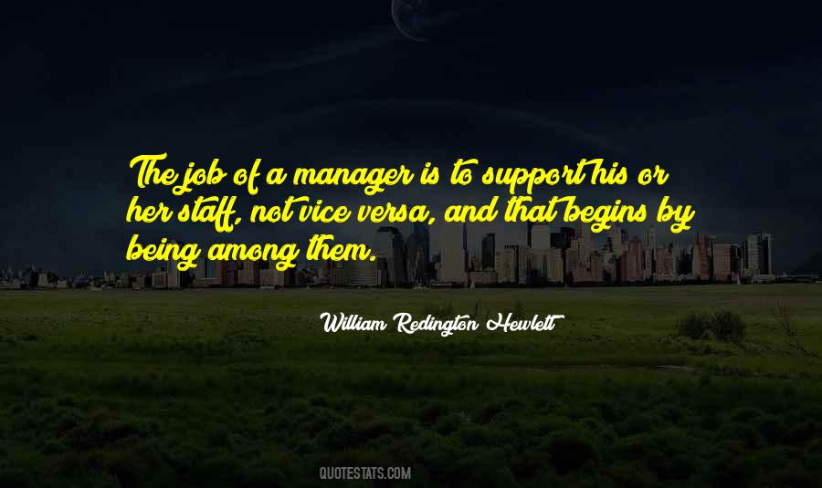 Quotes About Being Manager #321283