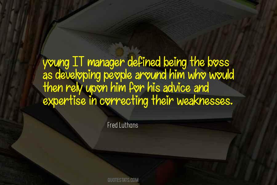 Quotes About Being Manager #708529