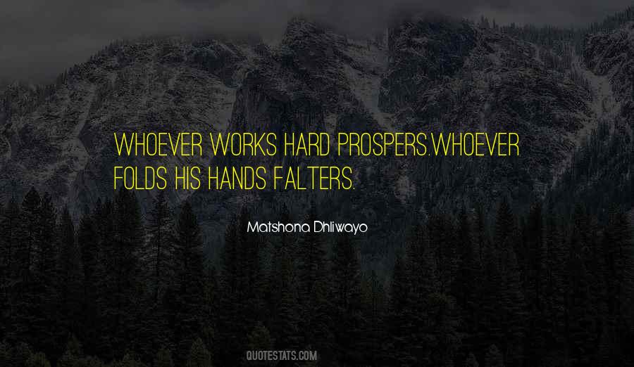 Quotes About Prospers #138488