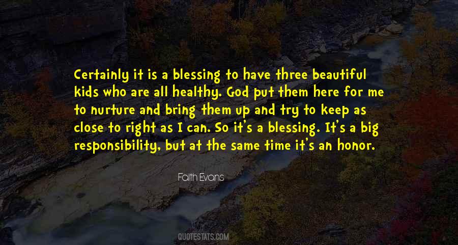 Quotes About God Blessing #174374