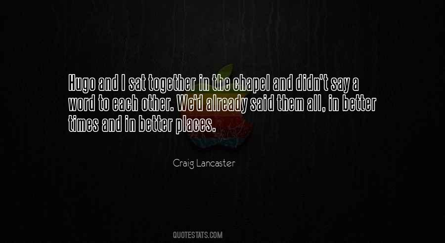 To Each Other Quotes #1600873