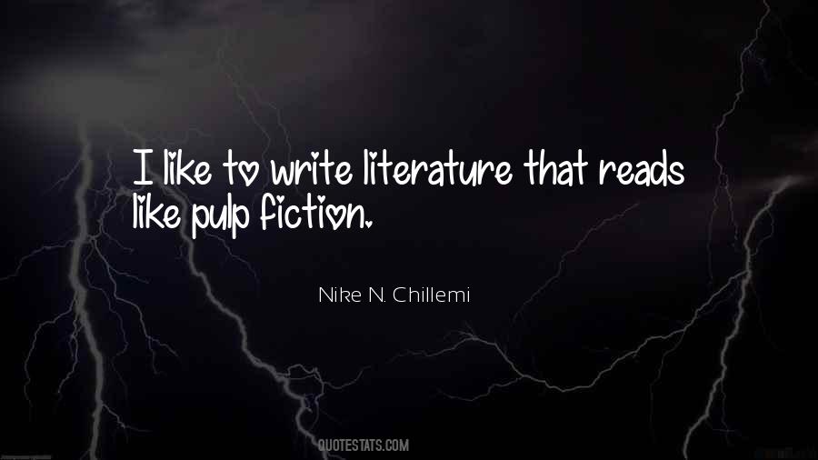 Literature Fiction Quotes #468153