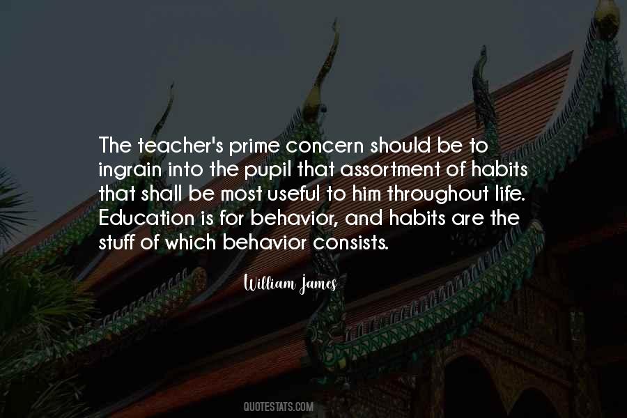 Quotes About Behavior And Education #305227