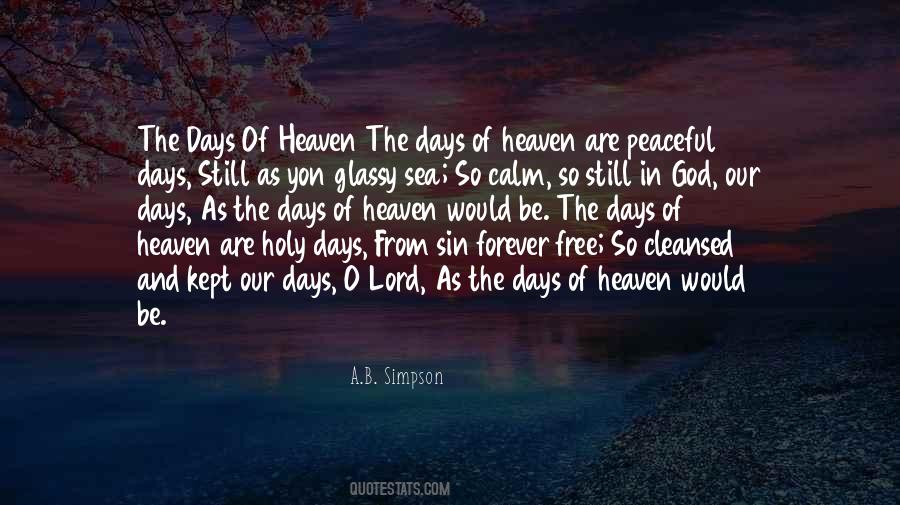 Quotes About Holy Days #1479222