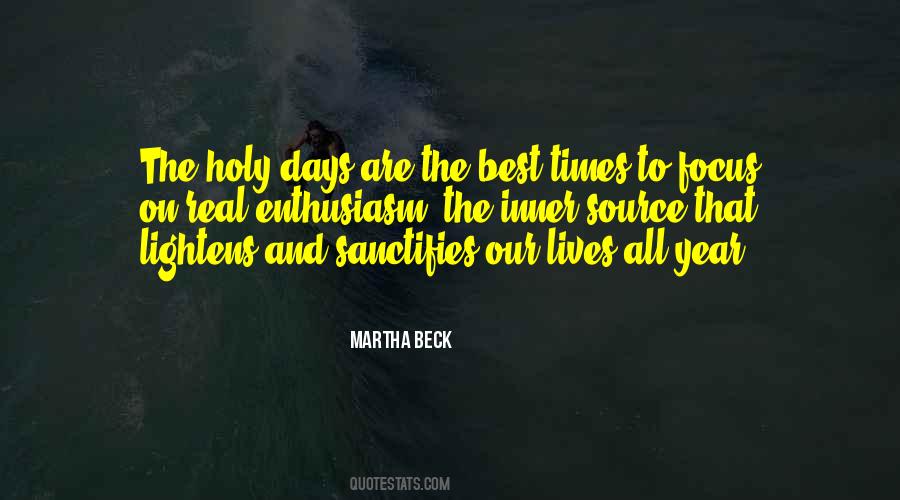 Quotes About Holy Days #806647